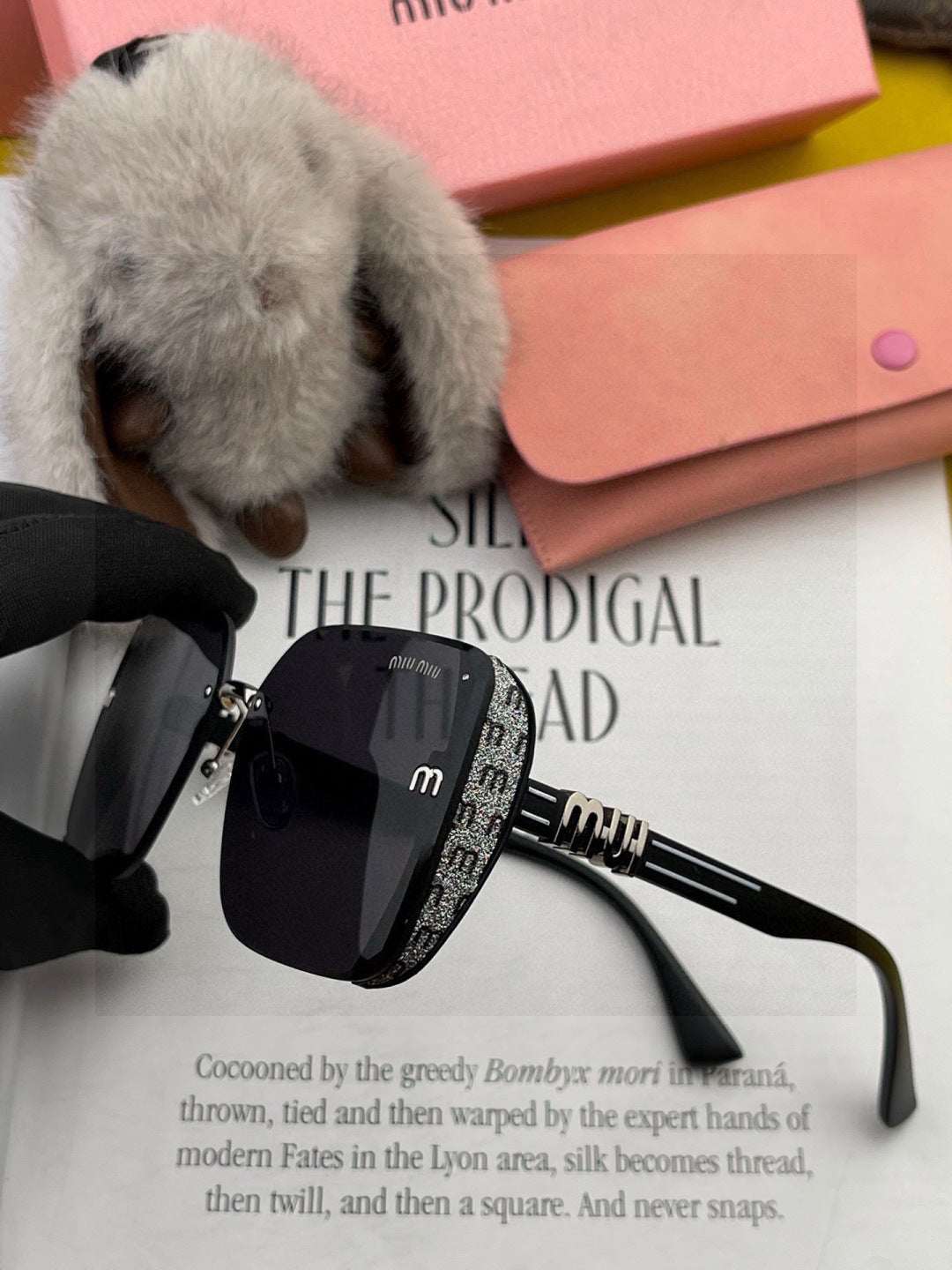 Miu Miu M2100 Fashion Gold Lens Sunglasses for Men & Women - 449723 - detail image 5