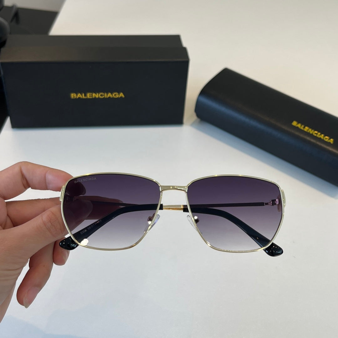 Balenciaga Rectangular Silver Lens Sunglasses for Men & Women - 449656 - detail image 8