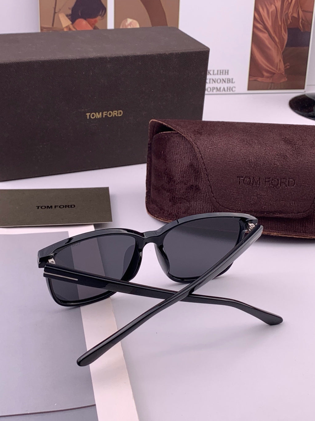 Tom Ford TF3220 Polarized Fashion Black Lens Sunglasses for Men & Wom - 449957 - detail image 5