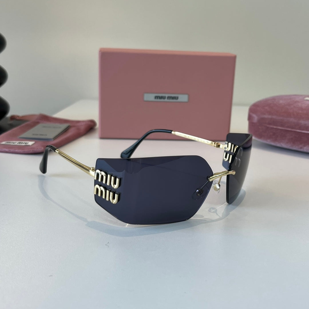 Miu Miu Fashion Blue Lens Sunglasses for Men & Women - 449737
