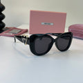Miu Miu Fashion Black Lens Sunglasses for Men & Women - 449738