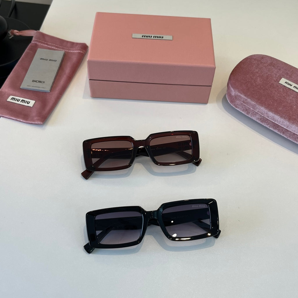 Miu Miu Square Black Lens Sunglasses for Men & Women - 449740 - detail image 12