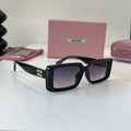 Miu Miu Square Black Lens Sunglasses for Men & Women - 449740