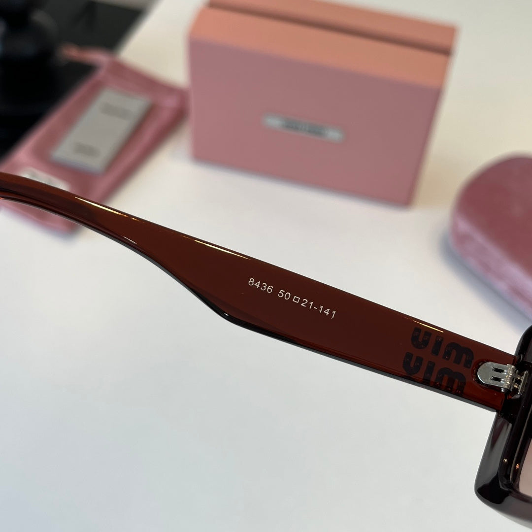 Miu Miu Square Red Lens Sunglasses for Men & Women - 449741 - detail image 6