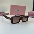 Miu Miu Square Red Lens Sunglasses for Men & Women - 449741