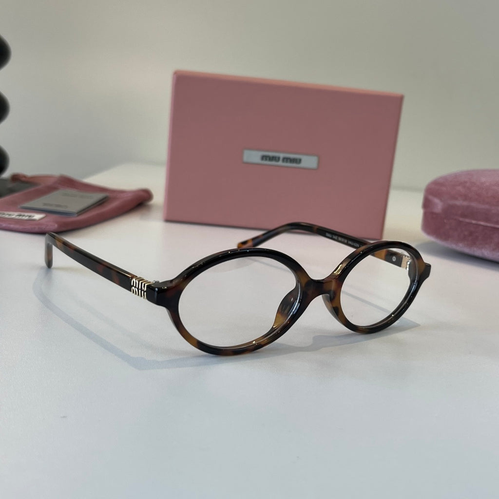 Miu Miu Round Silver Lens Sunglasses for Men & Women - 449743