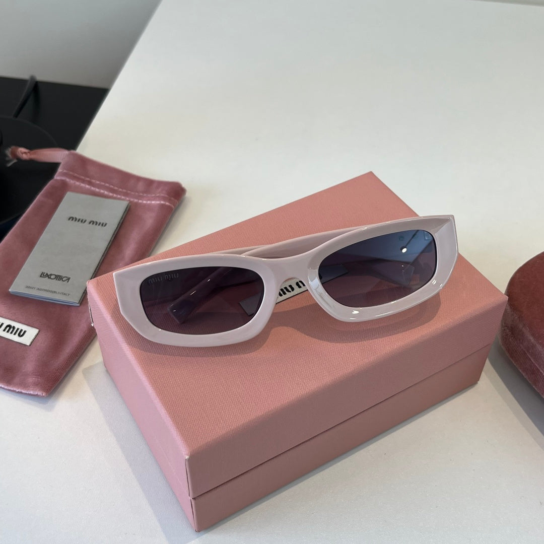 Miu Miu Cat-Eye Silver Lens Sunglasses for Men & Women - 449745 - detail image 4