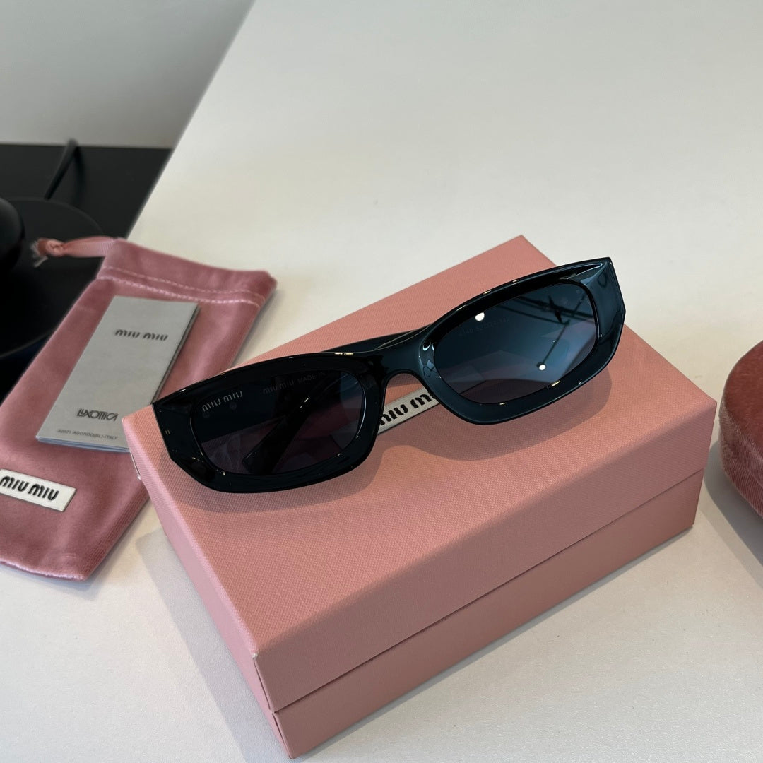 Miu Miu Cat-Eye Black Lens Sunglasses for Men & Women - 449748 - detail image 4