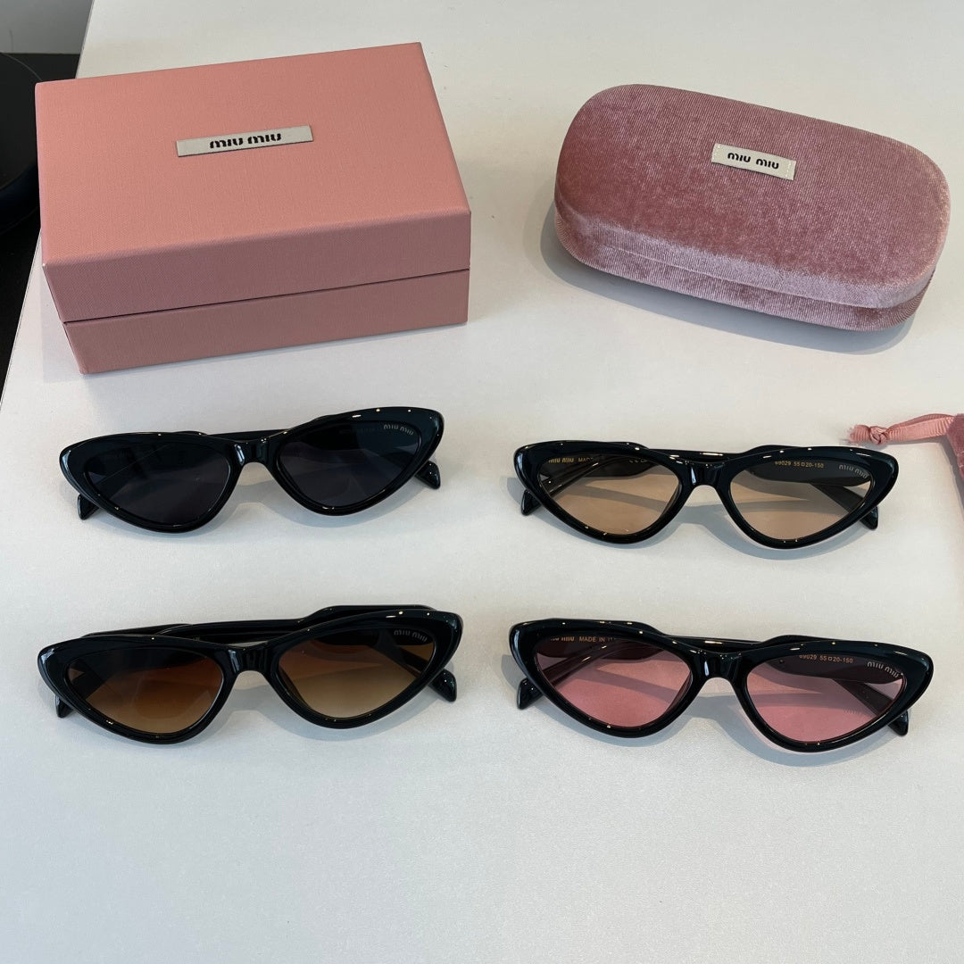 Miu Miu Cat-Eye Silver Lens Sunglasses for Men & Women - 487579 - detail image 11