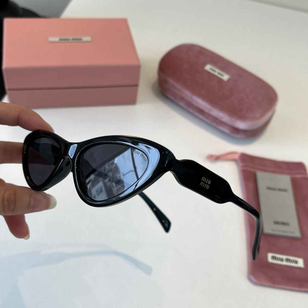 Miu Miu Cat-Eye Black Lens Sunglasses for Men & Women - 487580 - detail image 8