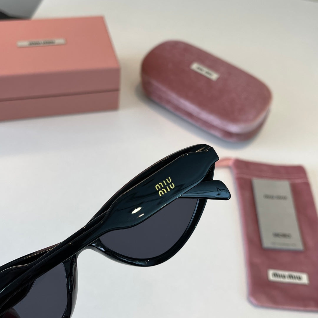 Miu Miu Cat-Eye Black Lens Sunglasses for Men & Women - 487580 - detail image 6