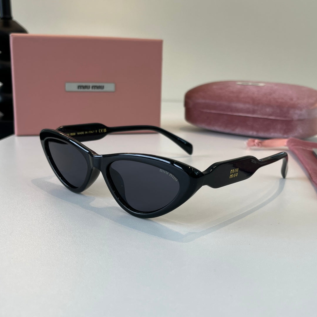 Miu Miu Cat-Eye Black Lens Sunglasses for Men & Women - 466159 - detail image 3