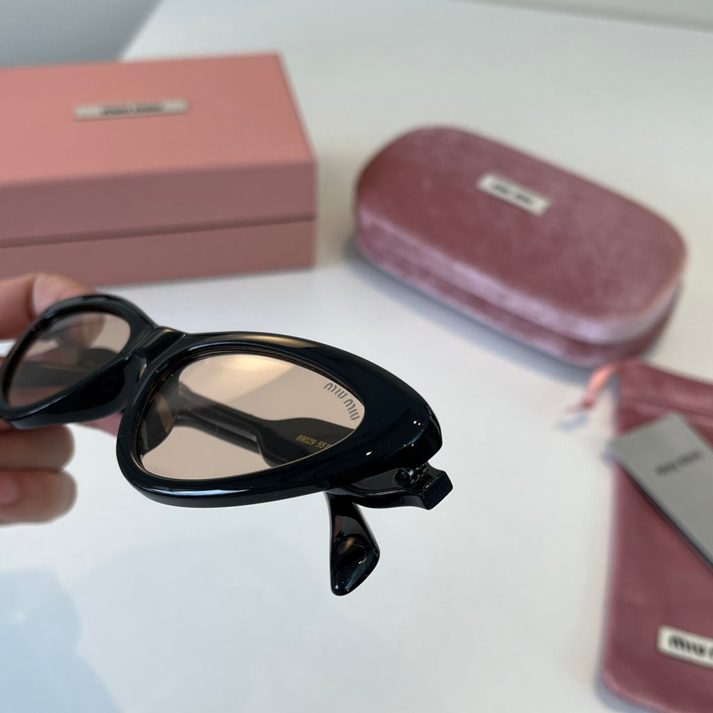Miu Miu Cat-Eye Silver Lens Sunglasses for Men & Women - 487582 - detail image 6