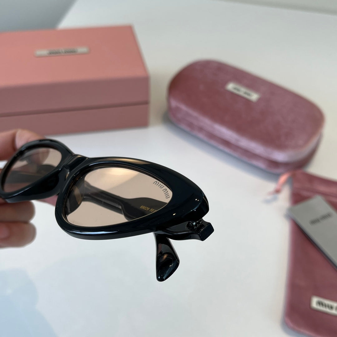Miu Miu Cat-Eye Silver Lens Sunglasses for Men & Women - 466157 - detail image 6