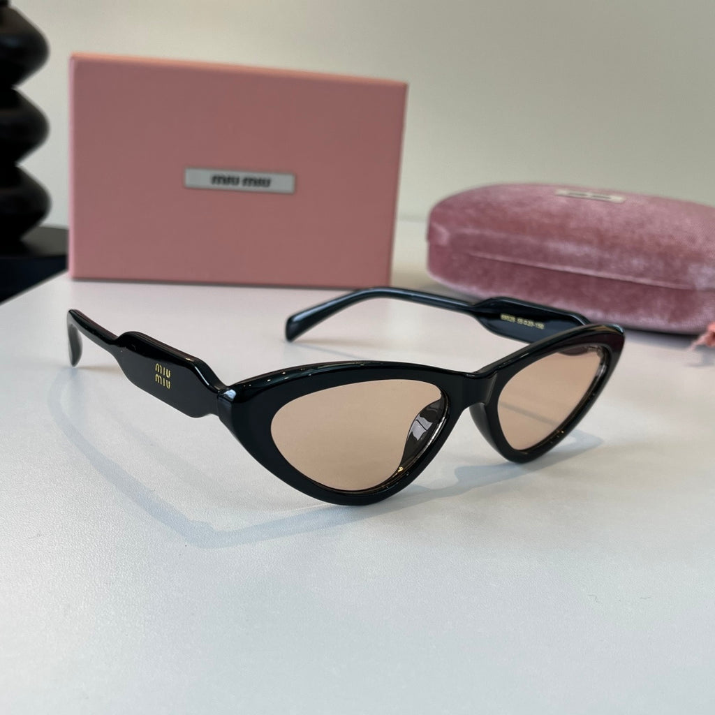 Miu Miu Cat-Eye Silver Lens Sunglasses for Men & Women - 466161