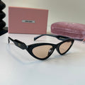 Miu Miu Cat-Eye Silver Lens Sunglasses for Men & Women - 466161