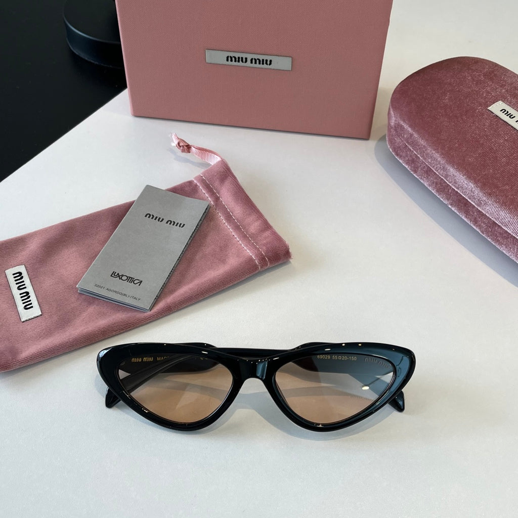 Miu Miu Cat-Eye Silver Lens Sunglasses for Men & Women - 466157 - detail image 4