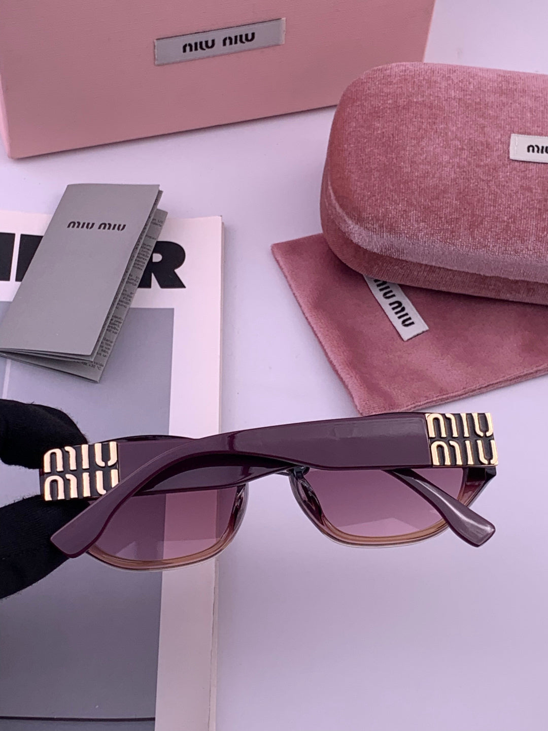 Miu Miu M7350 Fashion Purple Lens Sunglasses for Men & Women - 466164 - detail image 5