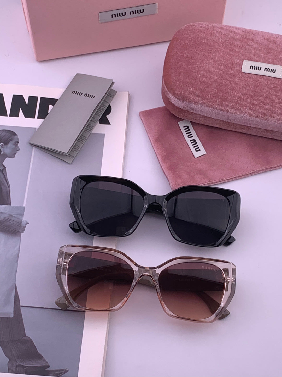 Miu Miu M1310 Fashion Black Lens Sunglasses for Men & Women - 466168 - detail image 8