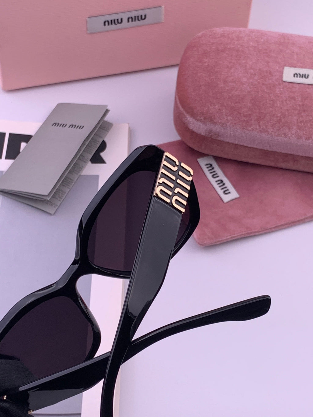 Miu Miu M1310 Fashion Black Lens Sunglasses for Men & Women - 466168 - detail image 6