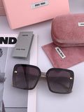Miu Miu M5550 Fashion Black Lens Sunglasses for Men & Women - 466081