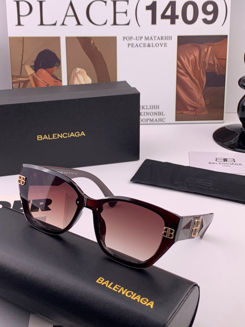Balenciaga BL1350 Metal Fashion Black Lens Sunglasses for Men & Women - 466050 - detail image 2