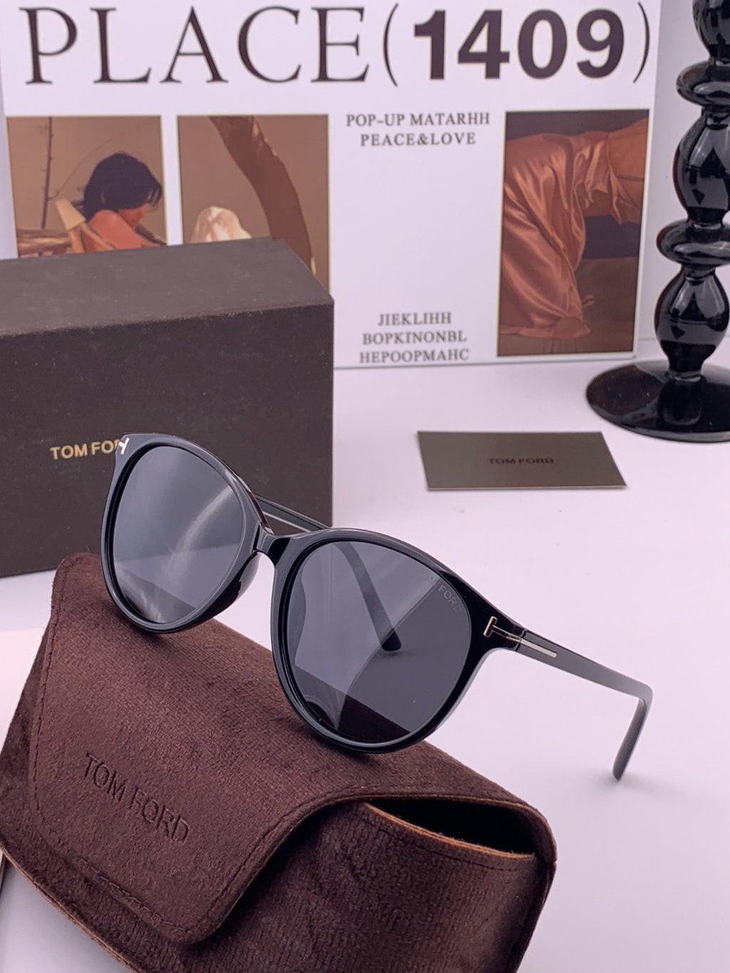 Tom Ford TF6221 Polarized Fashion Black Lens Sunglasses for Men & Women - detail image 2