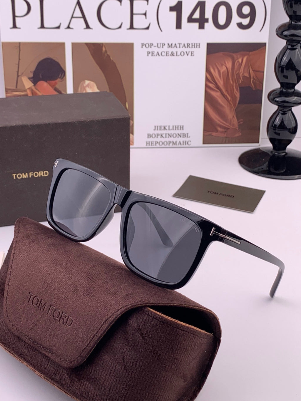 Tom Ford TF7220 Polarized Fashion Black Lens Sunglasses for Men & Women