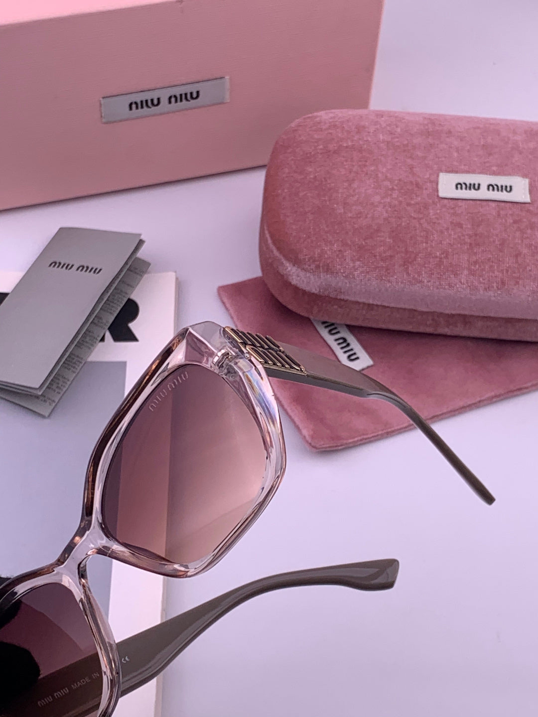 Miu Miu M1310 Fashion Purple Lens Sunglasses for Men & Women - detail image 3