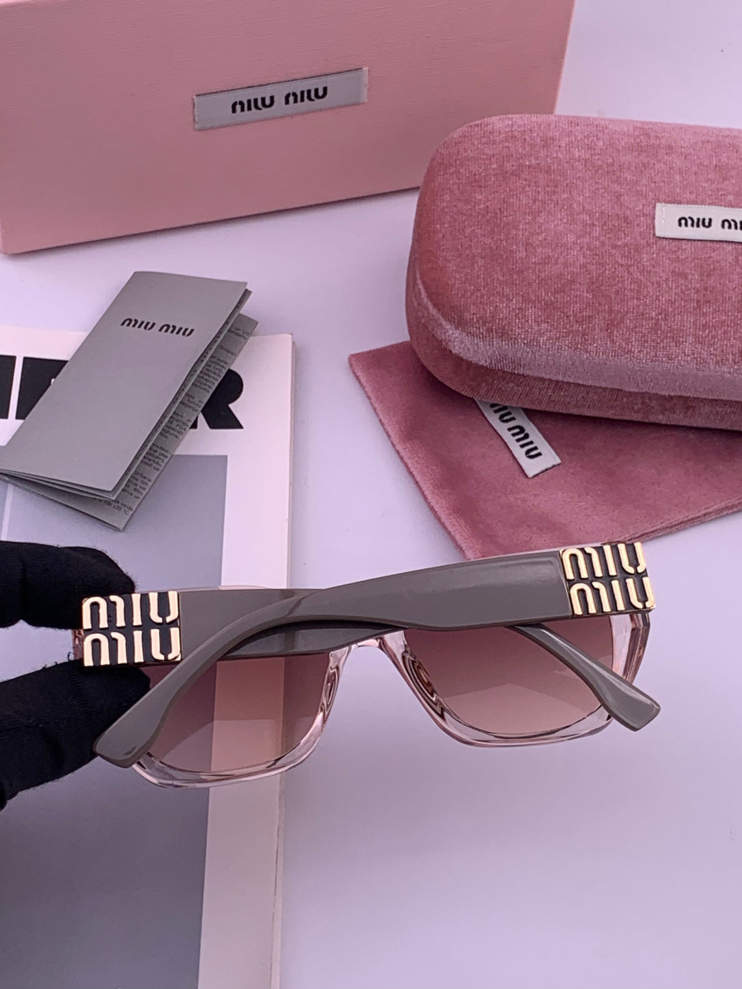 Miu Miu M1310 Fashion Purple Lens Sunglasses for Men & Women - detail image 4