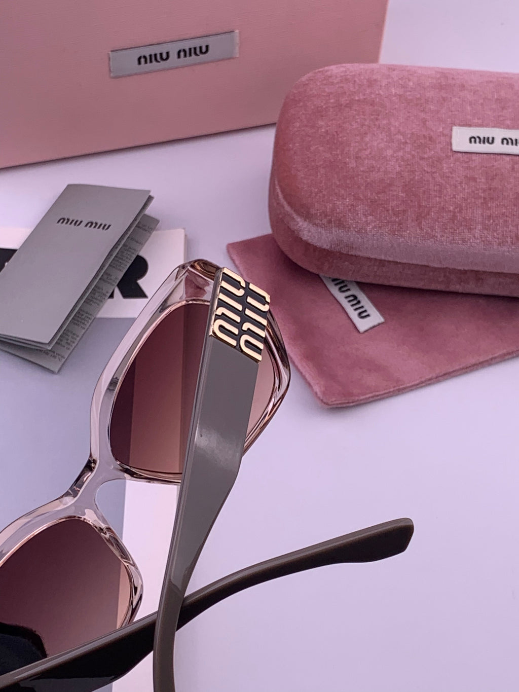 Miu Miu M1310 Fashion Purple Lens Sunglasses for Men & Women - detail image 7