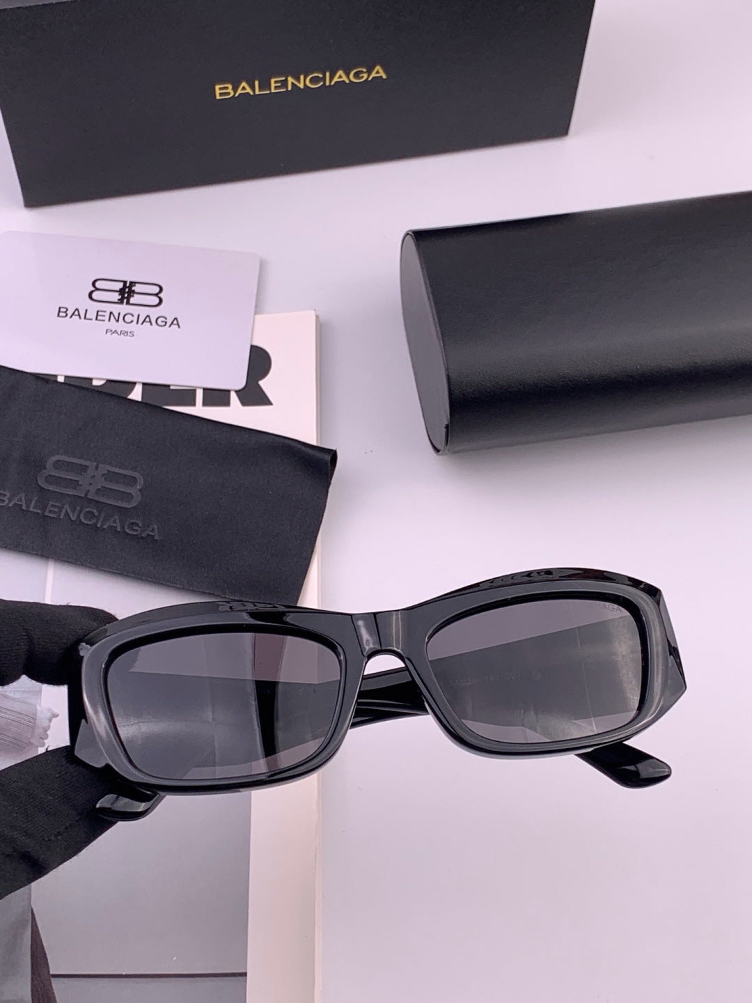 Balenciaga BL1992 Polarized Metal Fashion Pink Lens Sunglasses for Men & Women - detail image 3