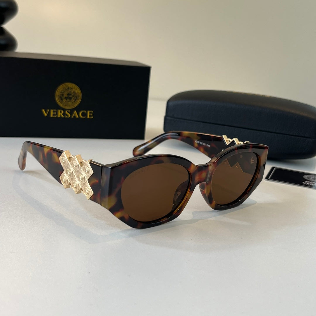 Versace Fashion Black Lens Sunglasses for Men & Women - 487827