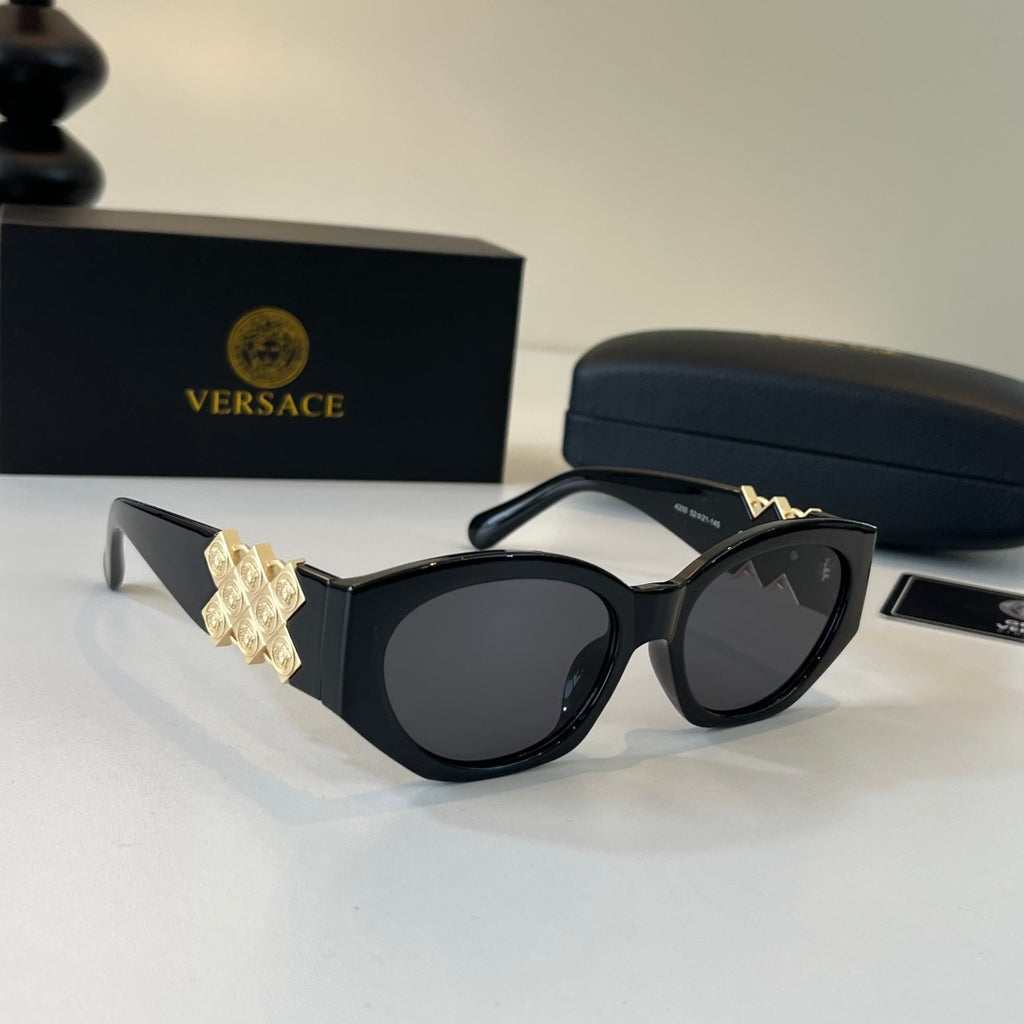 Versace Fashion Black Lens Sunglasses for Men & Women - 487828