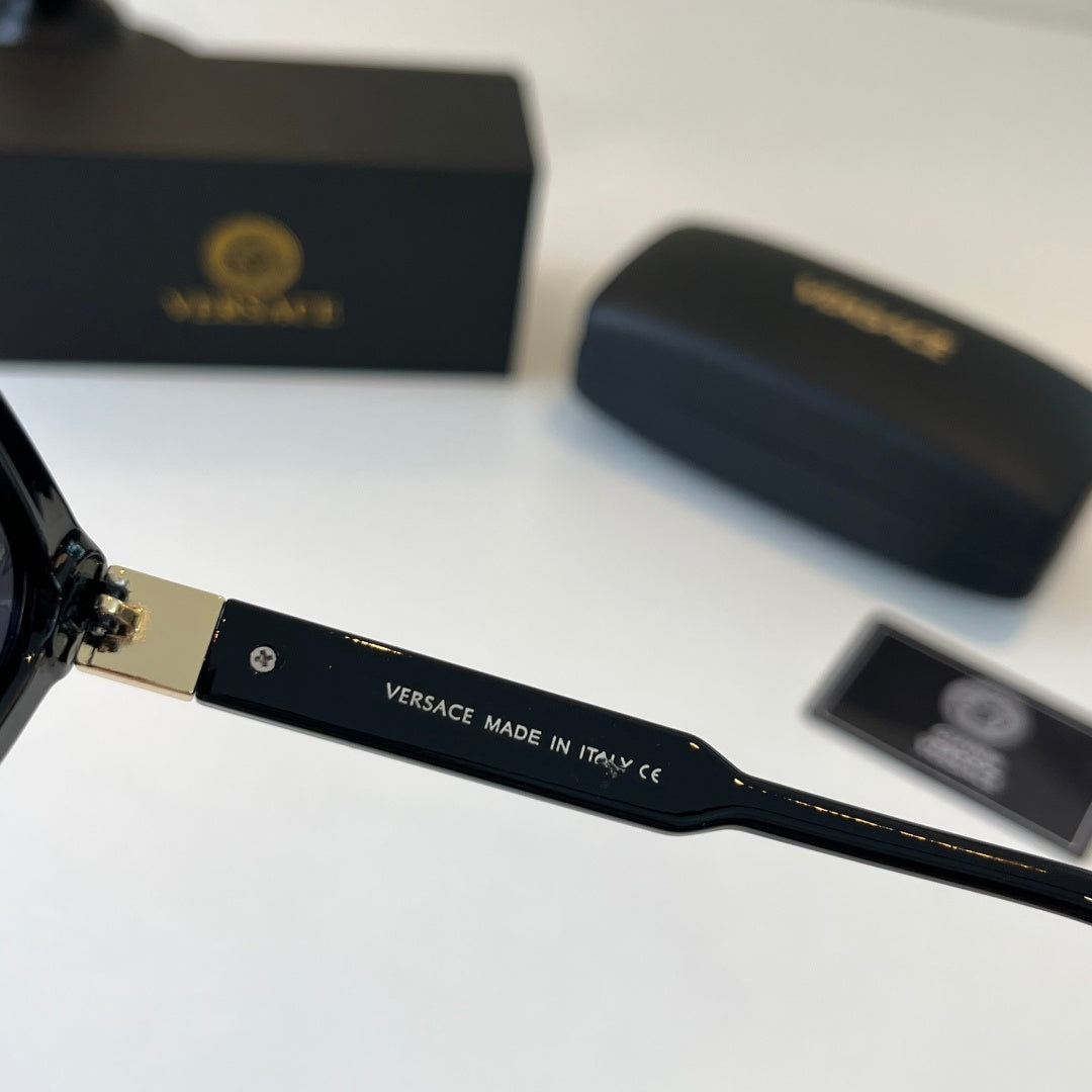 Versace Blue-Light Fashion Black Lens Sunglasses for Men & Women - detail image 8