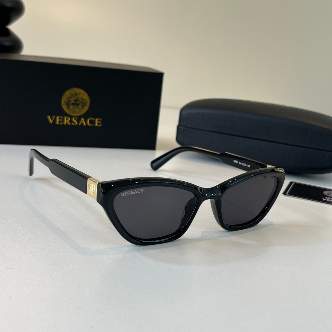 Versace Blue-Light Fashion Black Lens Sunglasses for Men & Women
