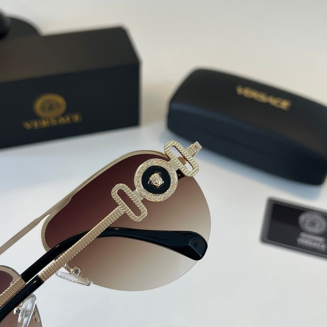 Versace Polarized Fashion Black Lens Sunglasses for Men & Women - 487833 - detail image 9