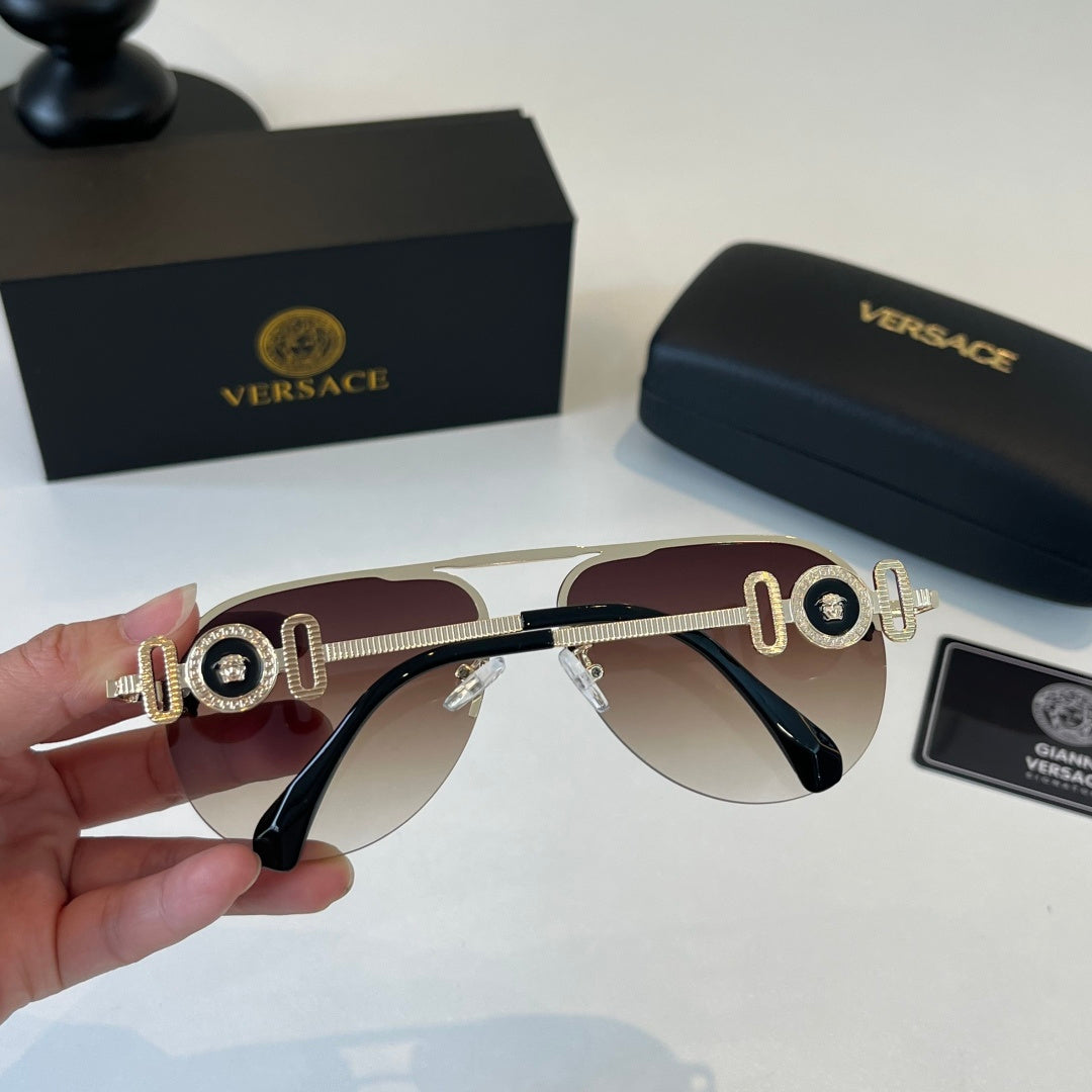 Versace Polarized Fashion Black Lens Sunglasses for Men & Women - 487833 - detail image 8