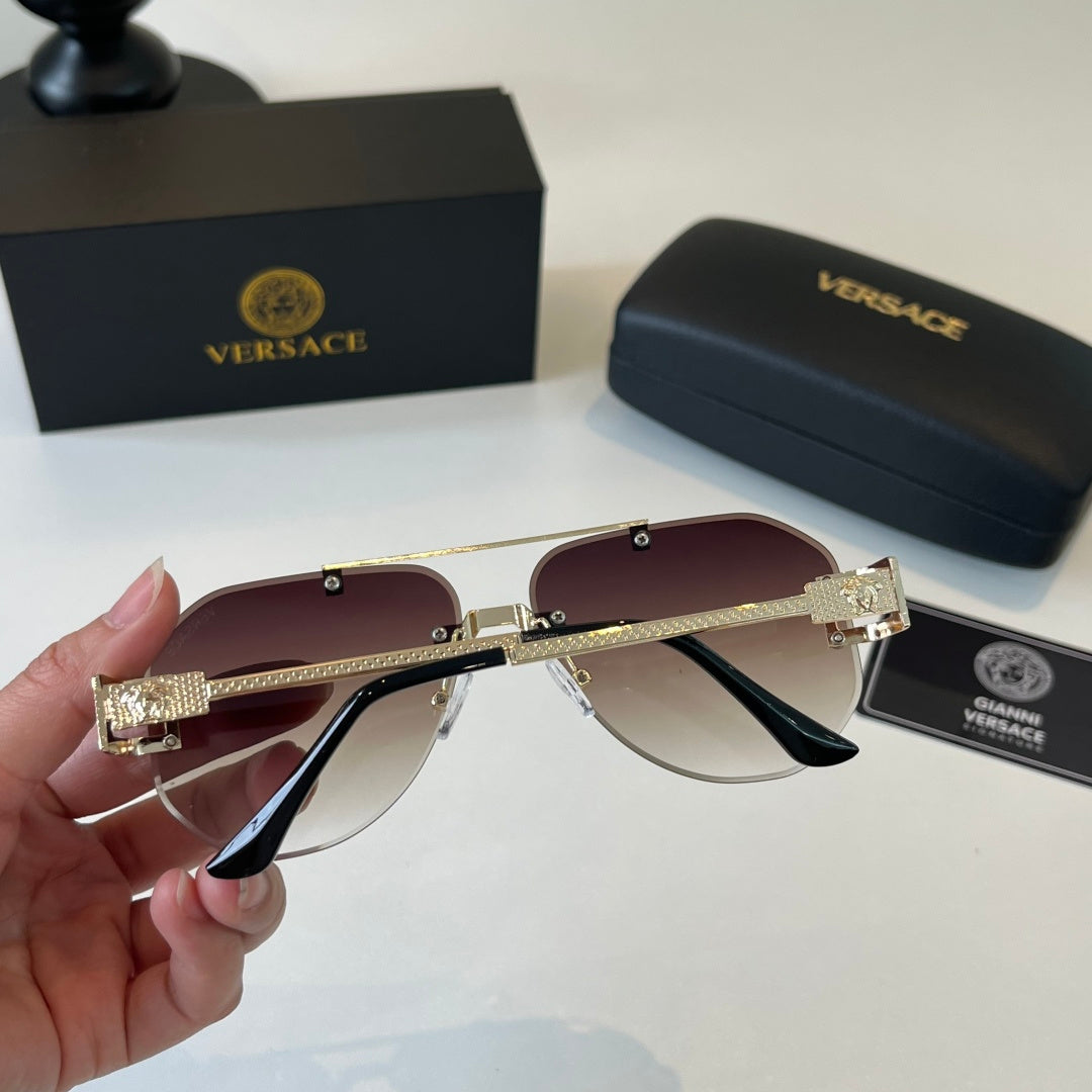 Versace Polarized Fashion Red Lens Sunglasses for Men & Women - detail image 6