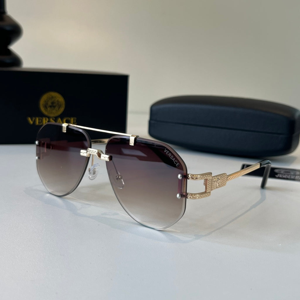 Versace Polarized Fashion Red Lens Sunglasses for Men & Women - detail image 3