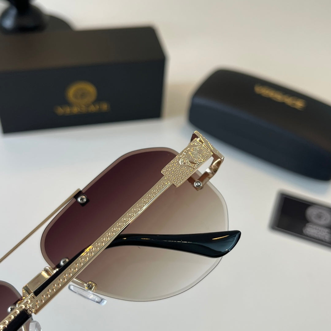 Versace Polarized Fashion Red Lens Sunglasses for Men & Women - detail image 7