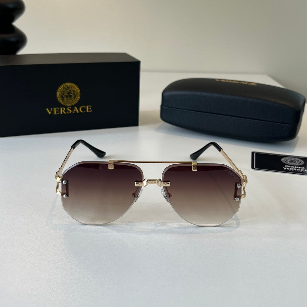 Versace Polarized Fashion Red Lens Sunglasses for Men & Women - detail image 2