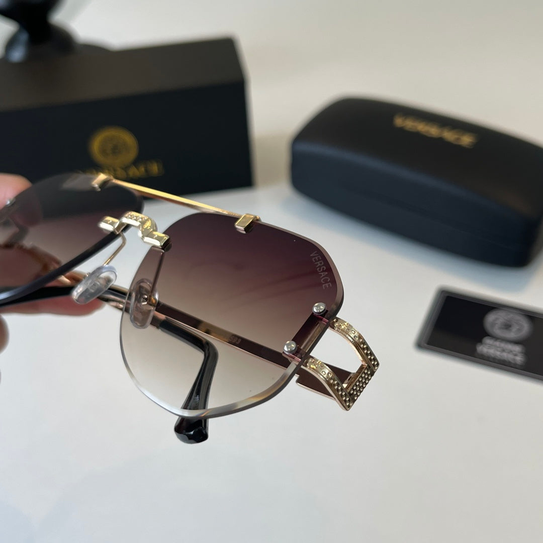Versace Polarized Fashion Red Lens Sunglasses for Men & Women - detail image 5