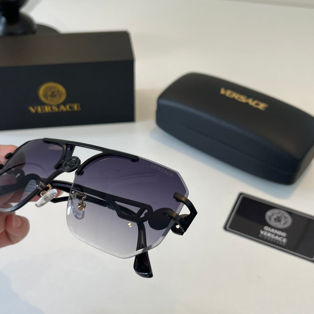 Versace Polarized Fashion Black Lens Sunglasses for Men & Women - 487834 - detail image 6