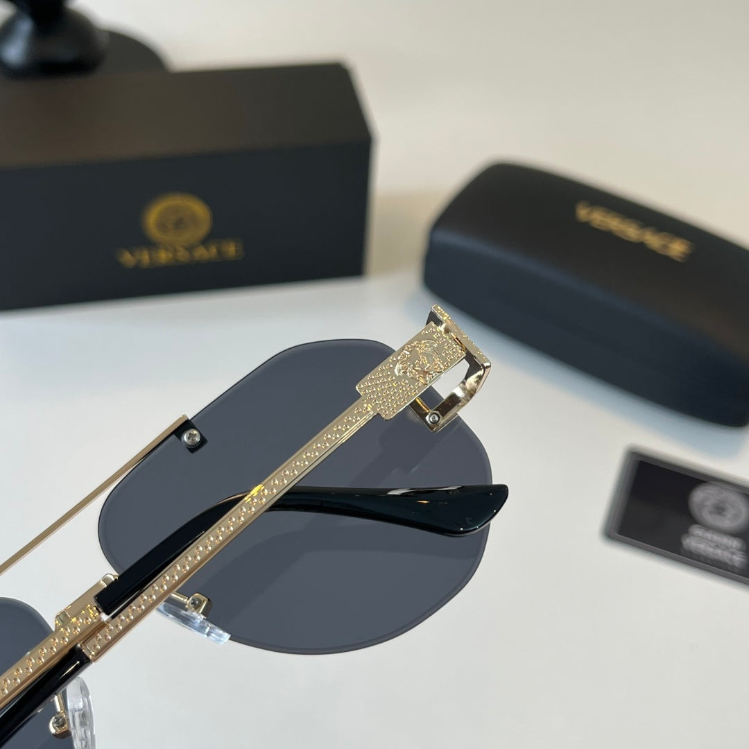 Versace Polarized Fashion Black Lens Sunglasses for Men & Women - 487837 - detail image 7