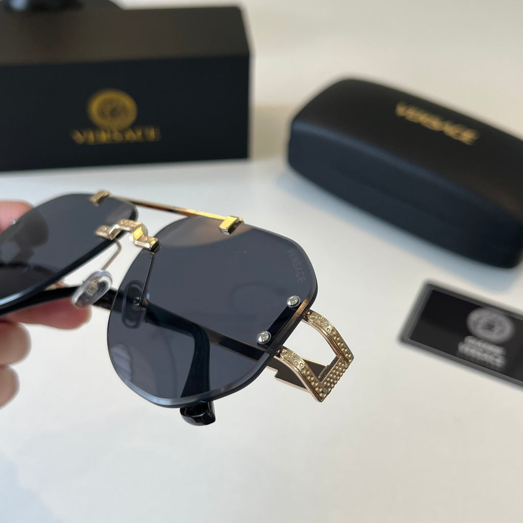 Versace Polarized Fashion Black Lens Sunglasses for Men & Women - 487837 - detail image 5