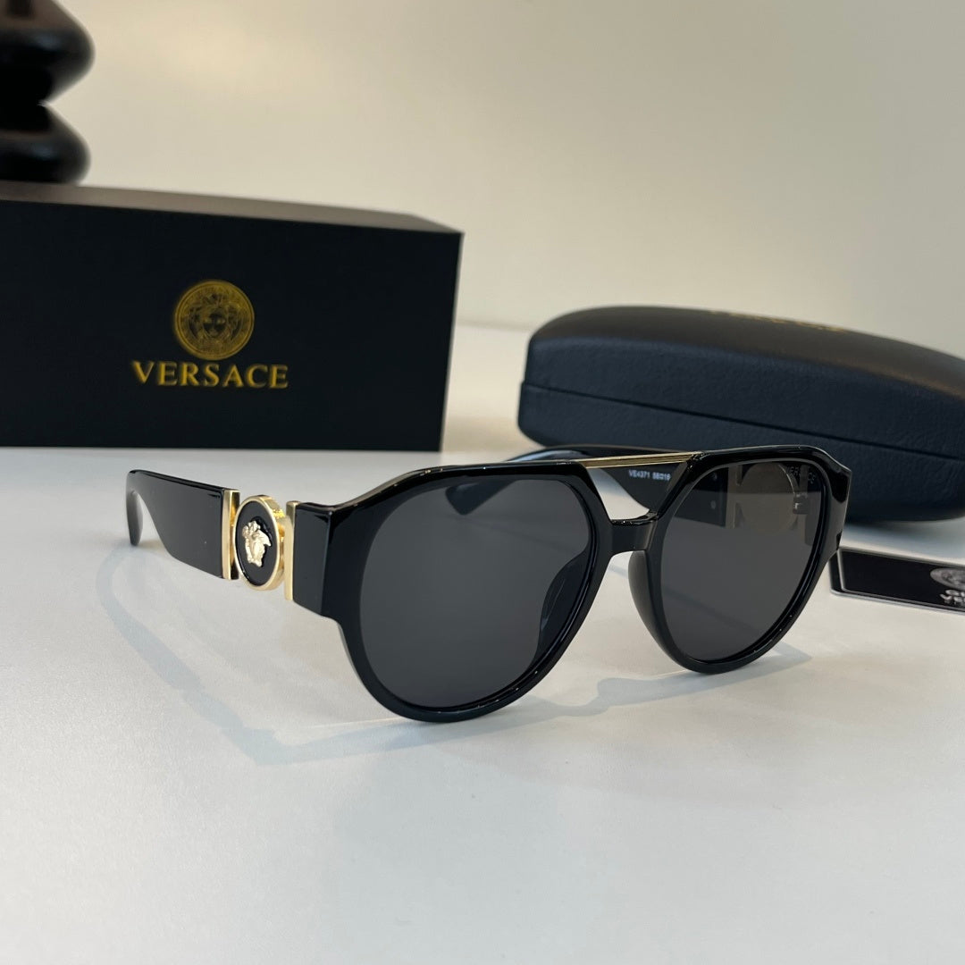 Versace Fashion Black Lens Sunglasses for Men & Women - 487842