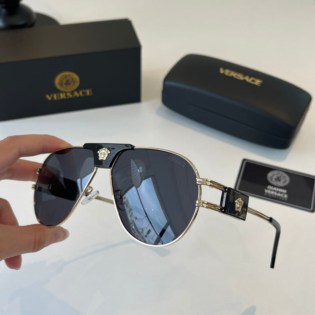 Versace Polarized Fashion Black Lens Sunglasses for Men & Women - 487844 - detail image 9