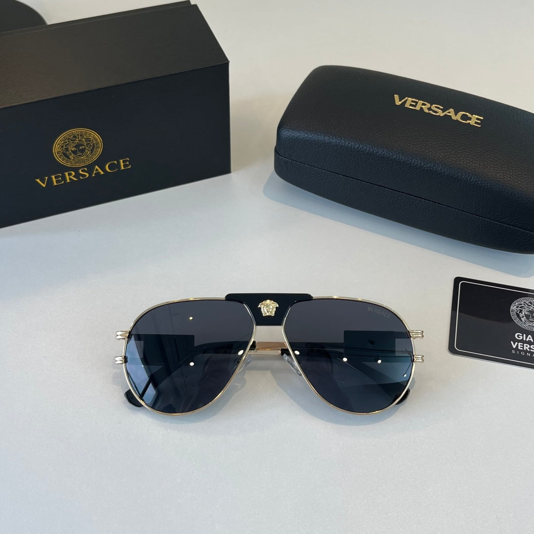 Versace Polarized Fashion Black Lens Sunglasses for Men & Women - 487844 - detail image 4