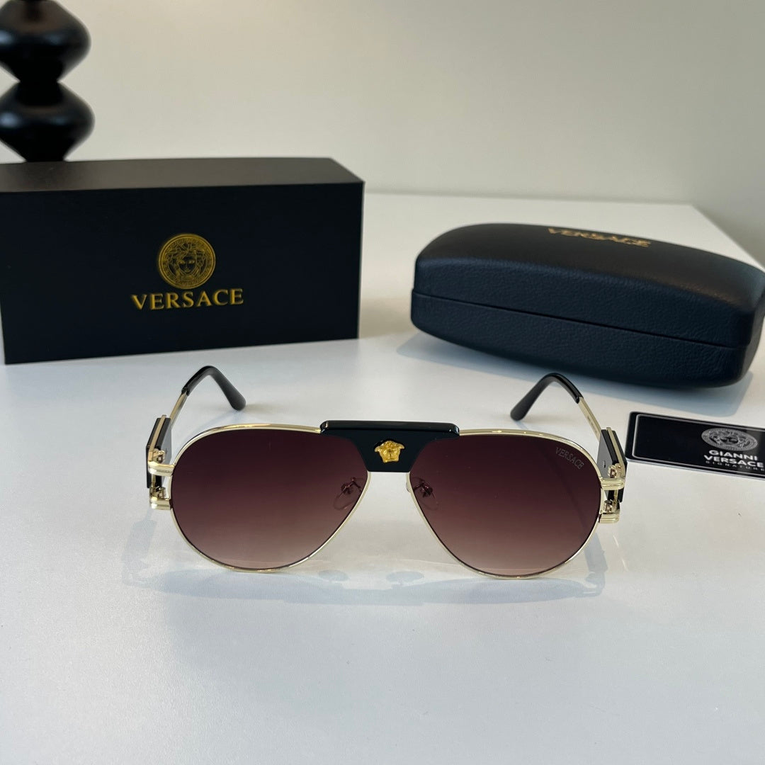 Versace Polarized Fashion Black Lens Sunglasses for Men & Women - detail image 2